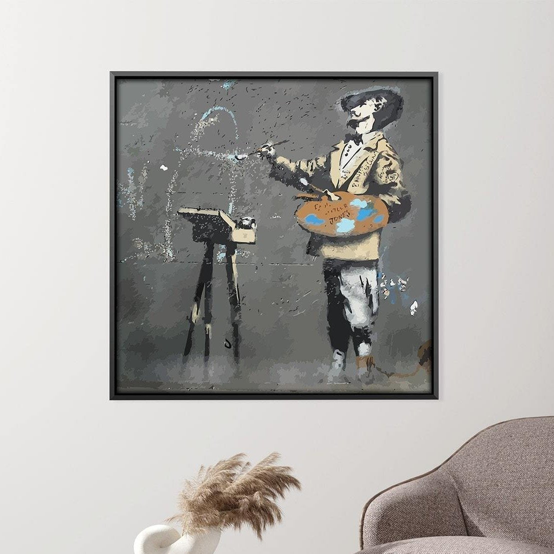 Banksy French Painter Canvas product thumbnail