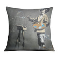 Banksy French Painter Cushion Cushion Cushion Square Clock Canvas
