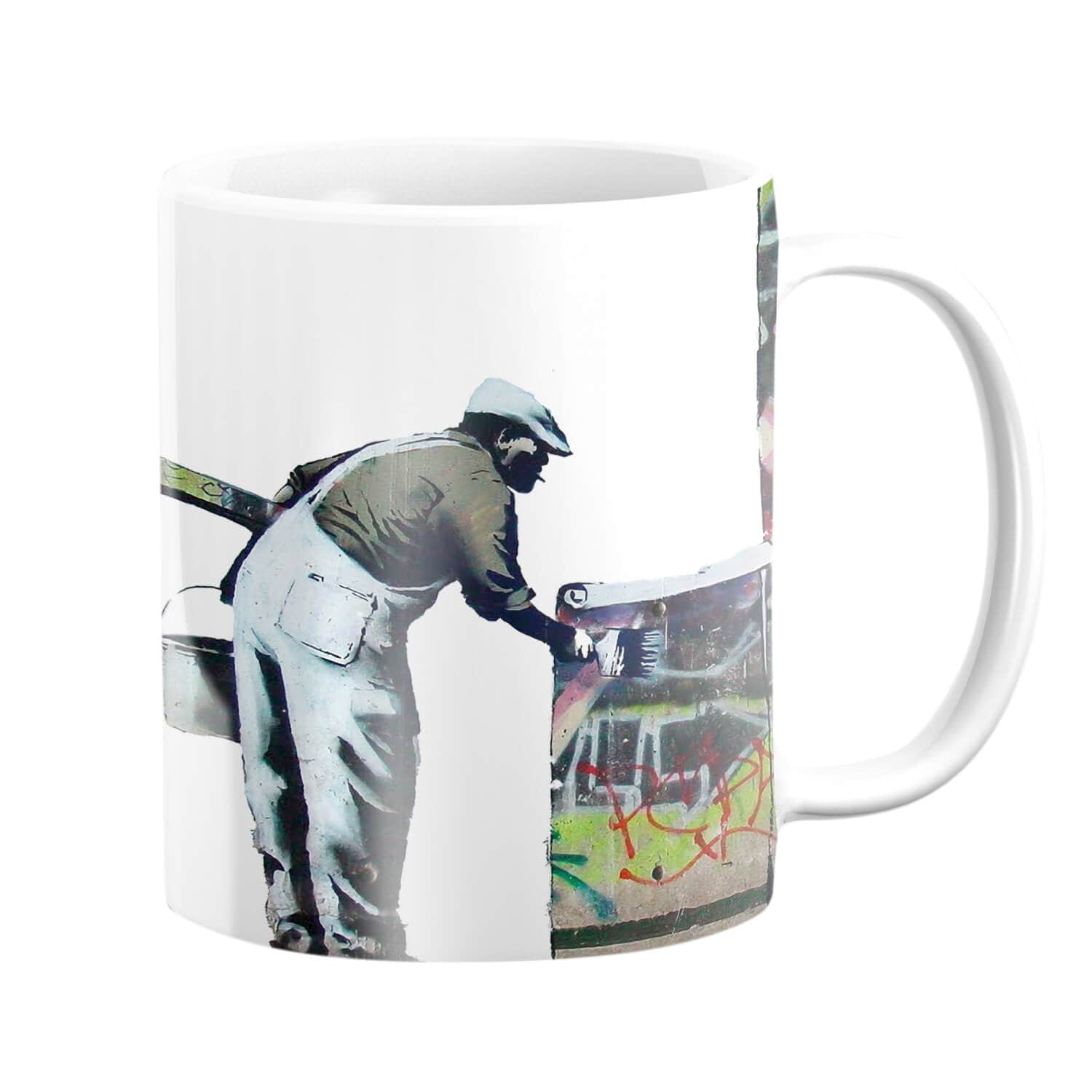 Banksy Graffiti Wallpaper Mug product thumbnail