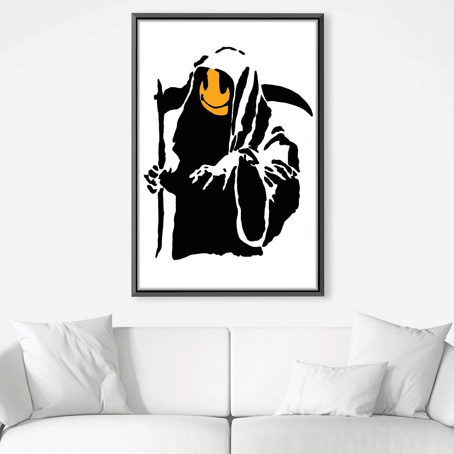 Banksy Grim Reaper Canvas product thumbnail