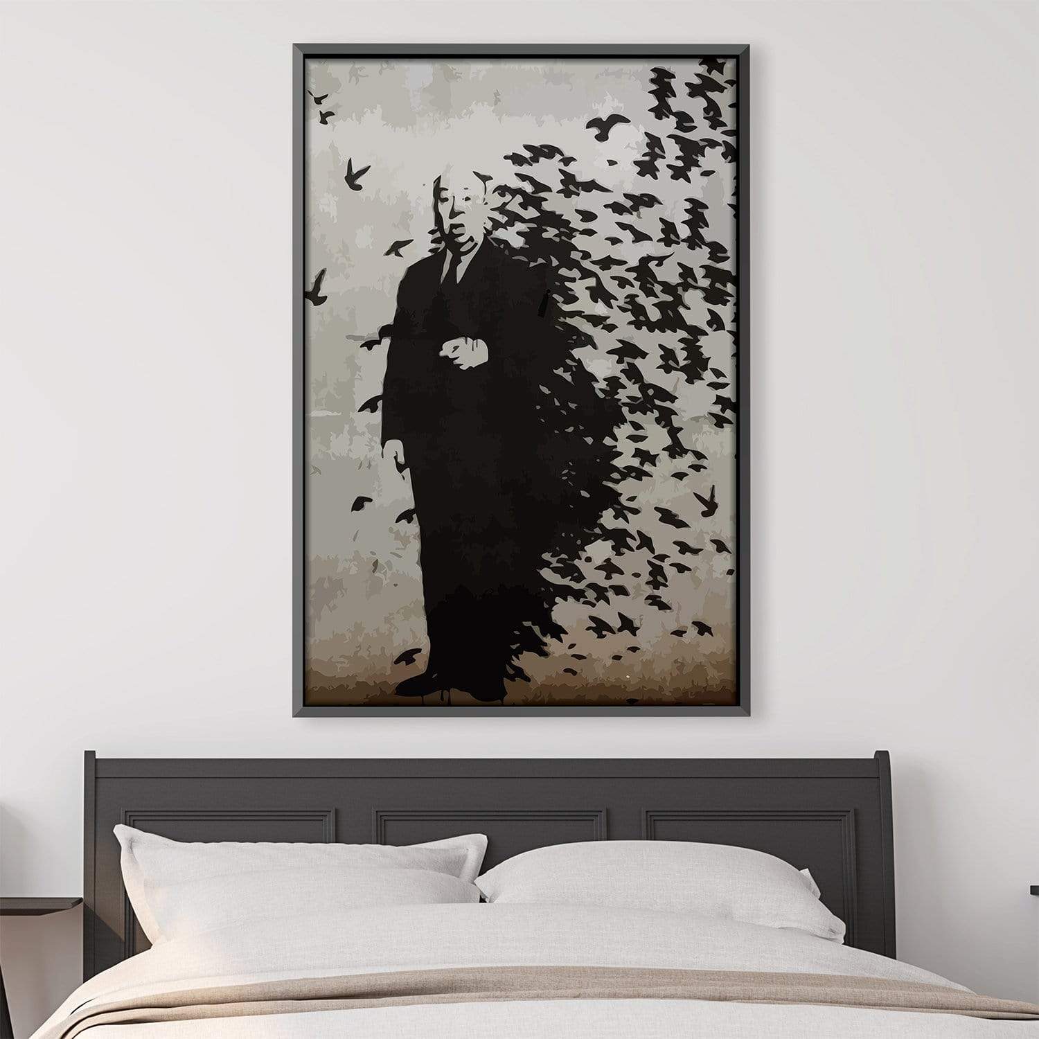 Banksy Hitchcock Birds Canvas product thumbnail