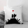 Banksy Kids On Gun Hill Cushion Cushion Cushion Square Clock Canvas