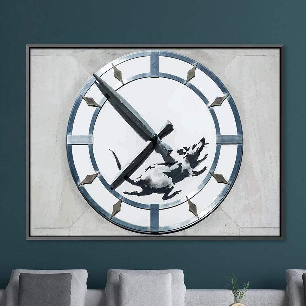 BOMB HUGGER BANKSY カリモク Wall Clock 時計-