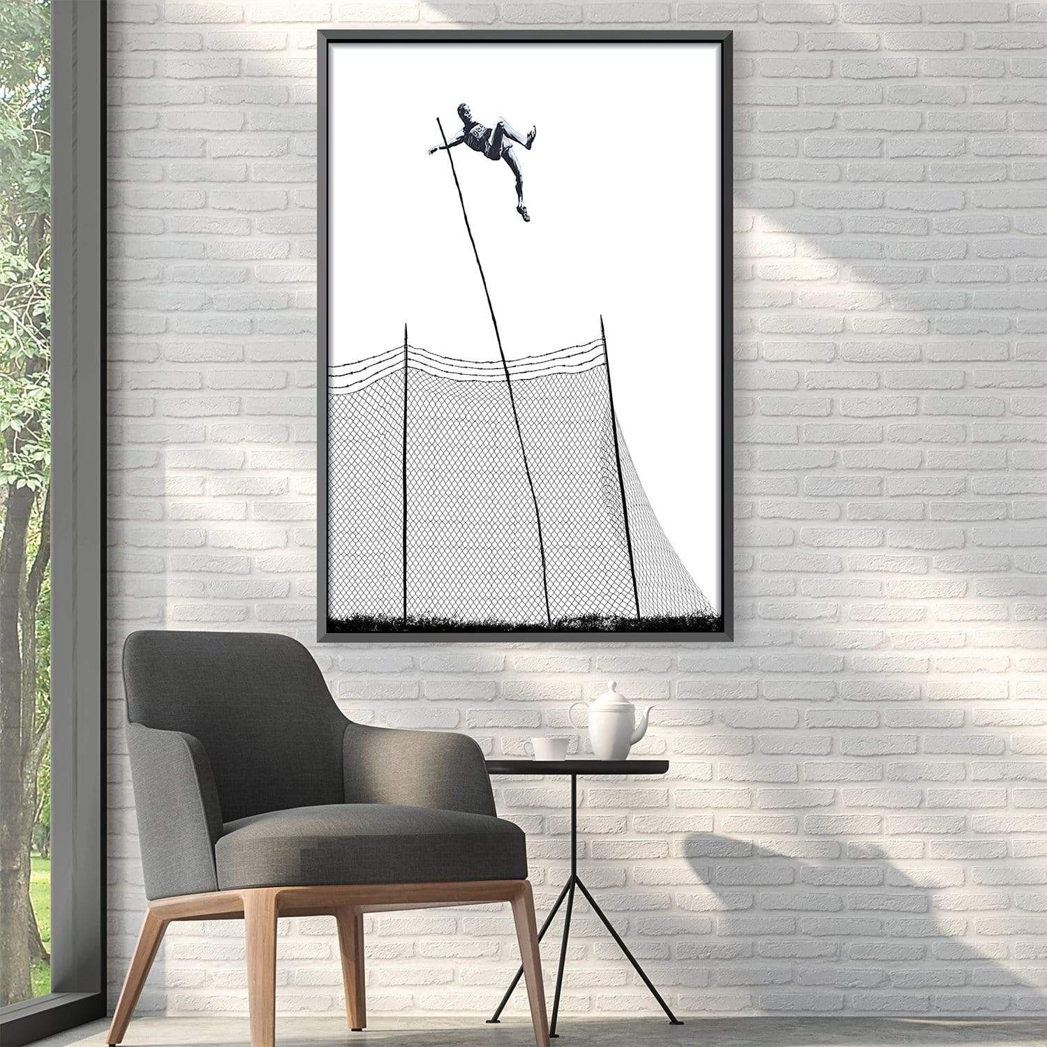 Banksy Pole Vaulter Canvas product thumbnail