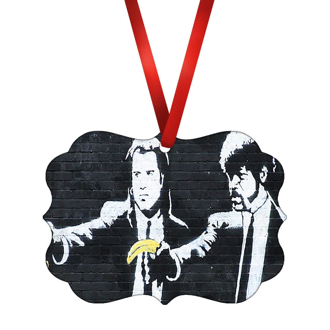 Banksy Pulp Fiction Banana Guns Ornament product thumbnail