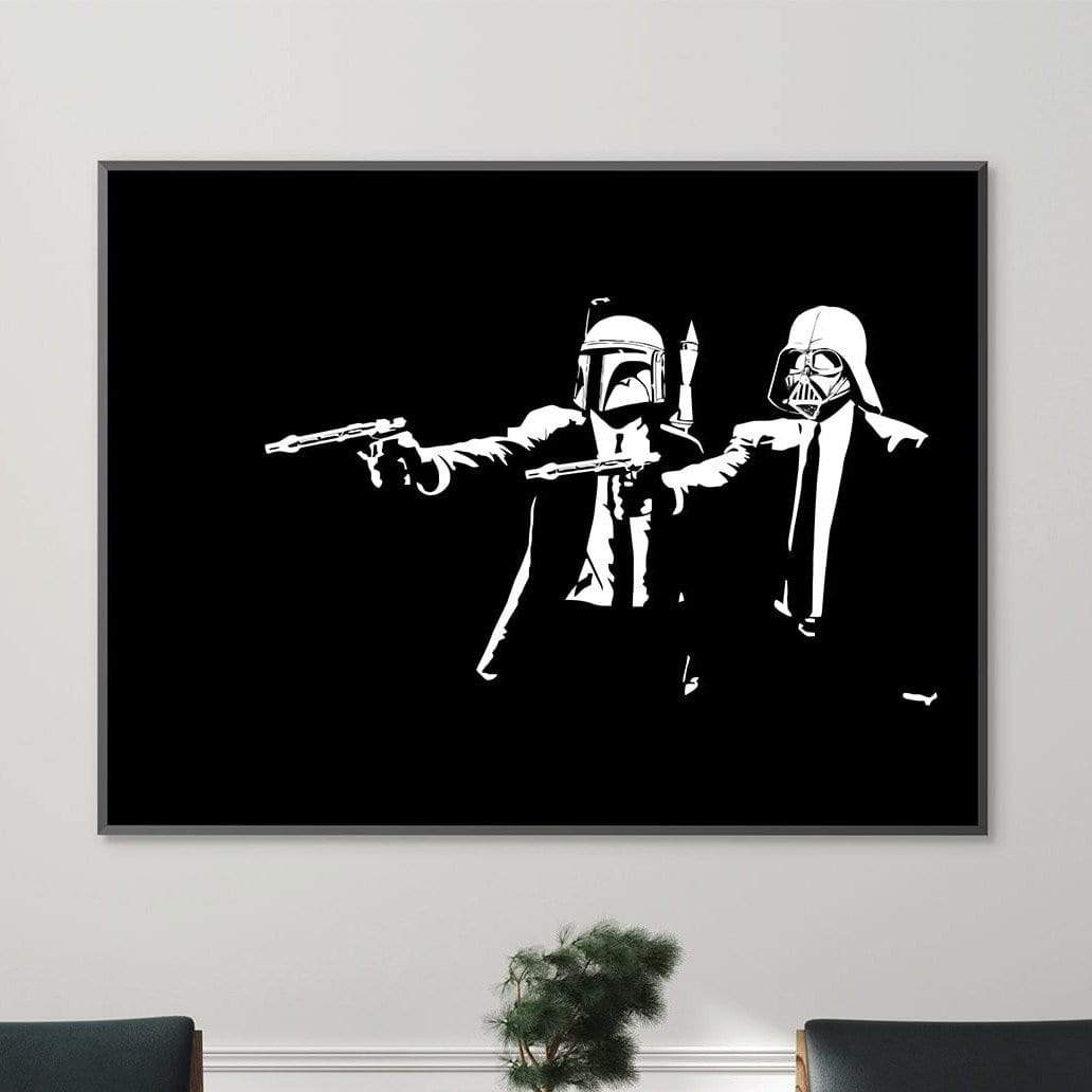 Banksy Pulp Fiction Star Wars Canvas product thumbnail