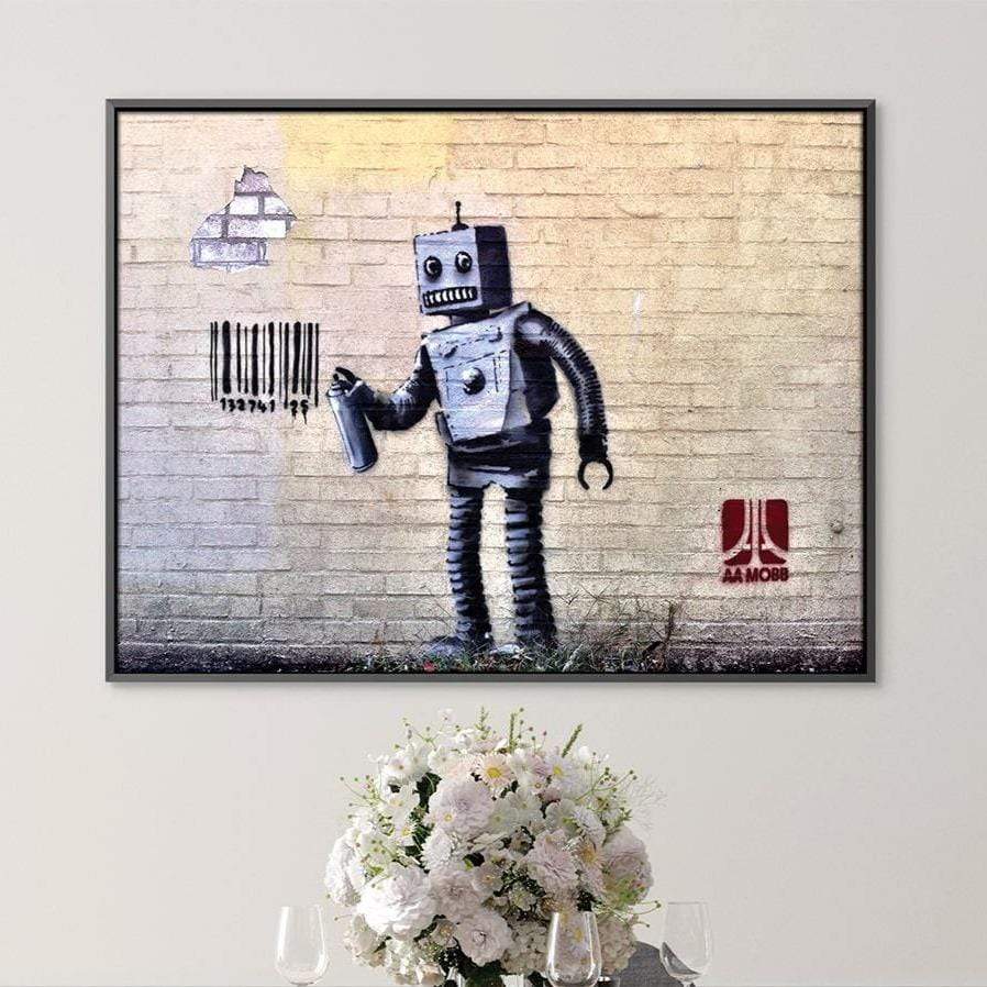 Banksy Robot Canvas product thumbnail