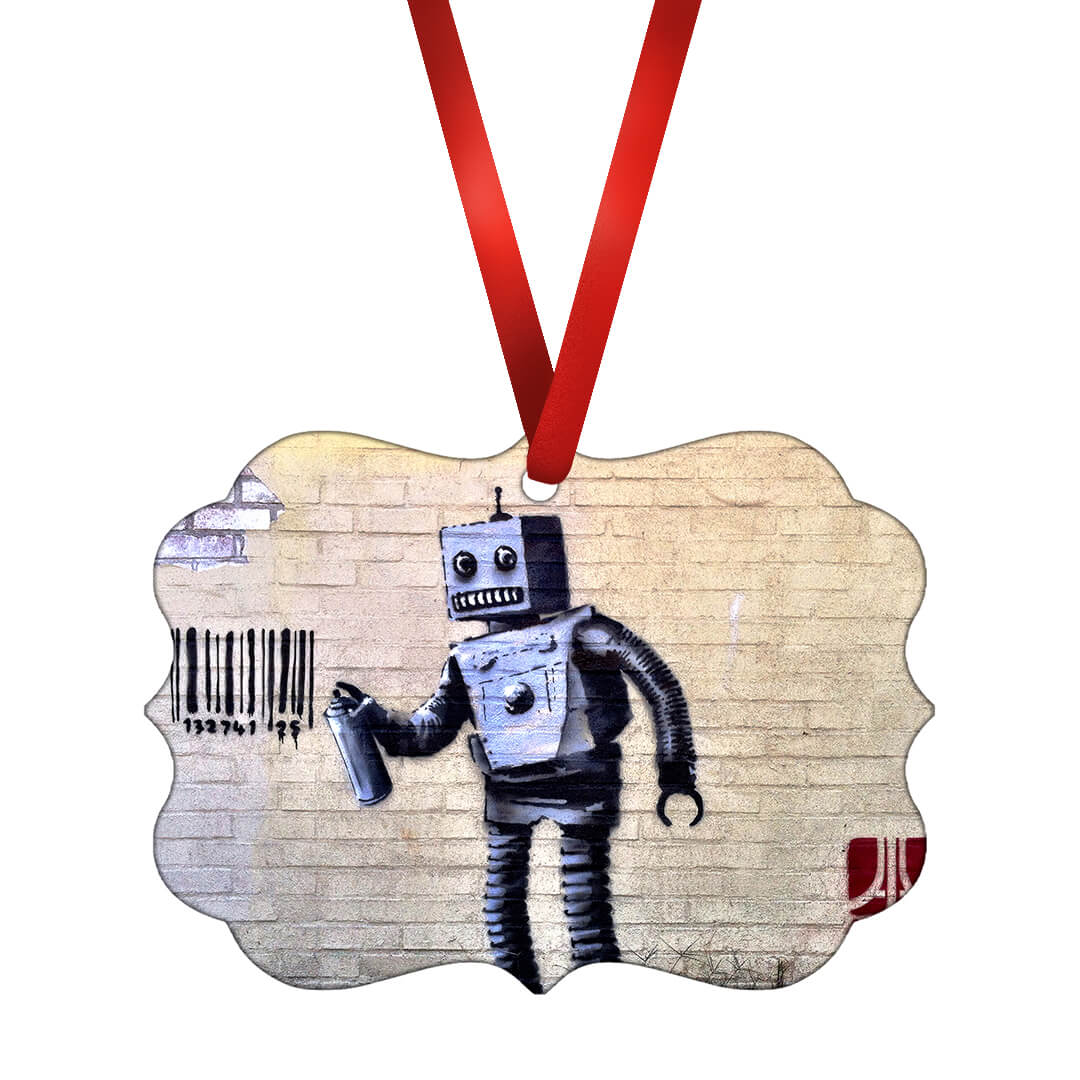 Banksy Robot Ornament product thumbnail