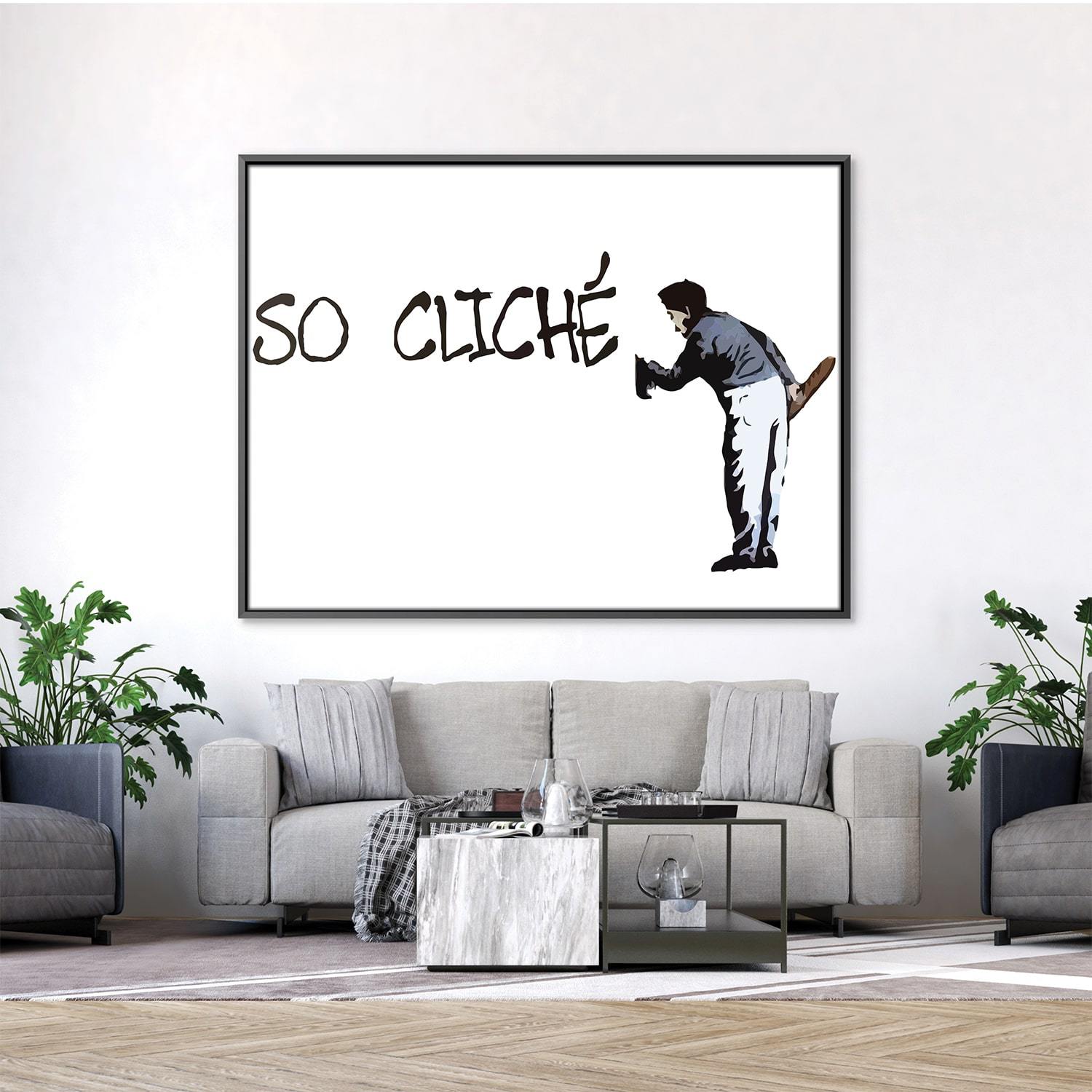 Banksy So Cliche Canvas product thumbnail