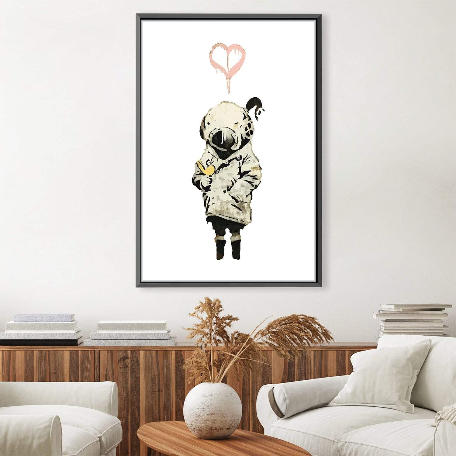 Banksy Space Girl And Bird Canvas product thumbnail