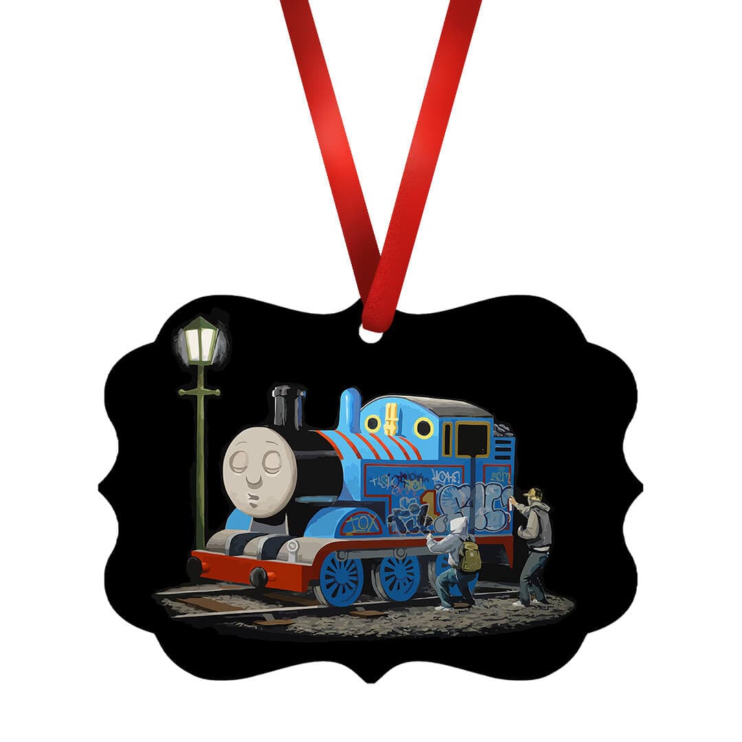 Banksy Thomas the Tank Engine Ornament product thumbnail