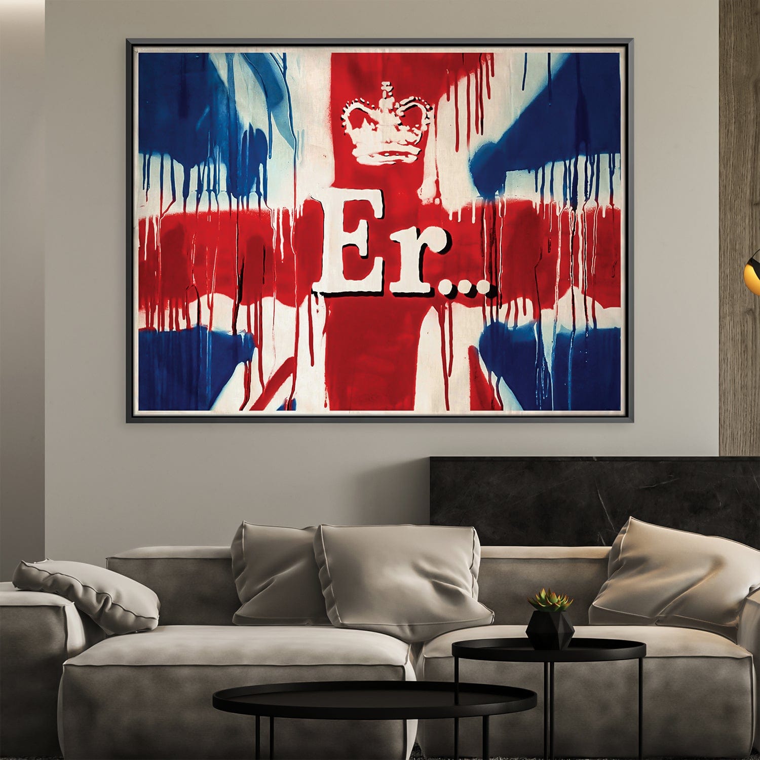 Banksy Union Jack Er Canvas product thumbnail