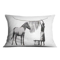 Banksy Washing Zebra Stripes Cushion Cushion Cushion Landscape Clock Canvas
