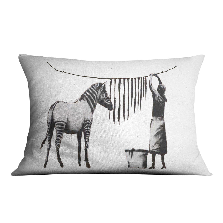 Banksy Washing Zebra Stripes Cushion Cushion Cushion Landscape Clock Canvas