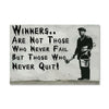 Banksy Winners Are Not Canvas Art Clock Canvas