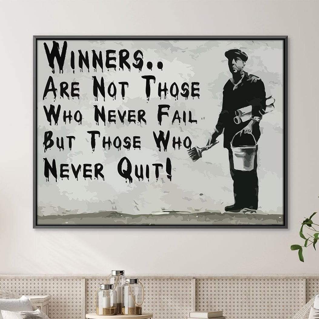 Banksy Winners Are Not Canvas product thumbnail