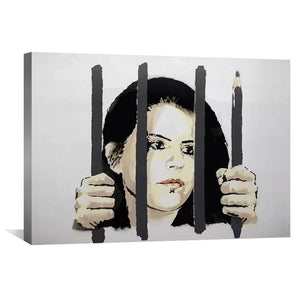 Banksy Zehra Dogan New York Canvas Art Clock Canvas