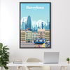 Barcelona Canvas - Studio 324 Art Clock Canvas