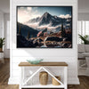 Base Flag Canvas Art Clock Canvas