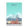 Basel Canvas - Studio 324 Art Clock Canvas