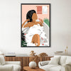 Bathe and Relax Canvas Art Clock Canvas