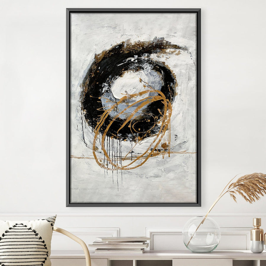 Battles of Empathy Oil Painting Oil 30 x 45cm / Oil Painting Clock Canvas