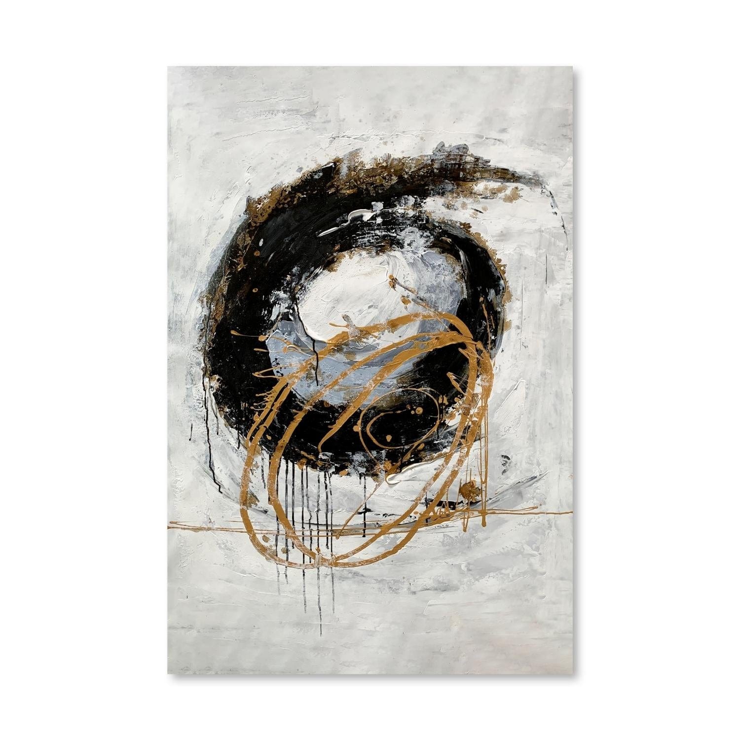 Battles of Empathy Oil Painting Oil Clock Canvas