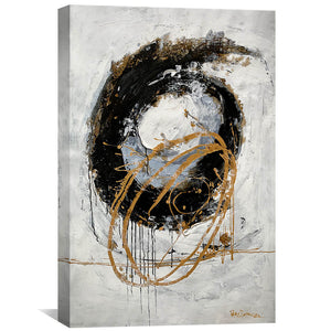 Battles of Empathy Oil Painting Oil Clock Canvas