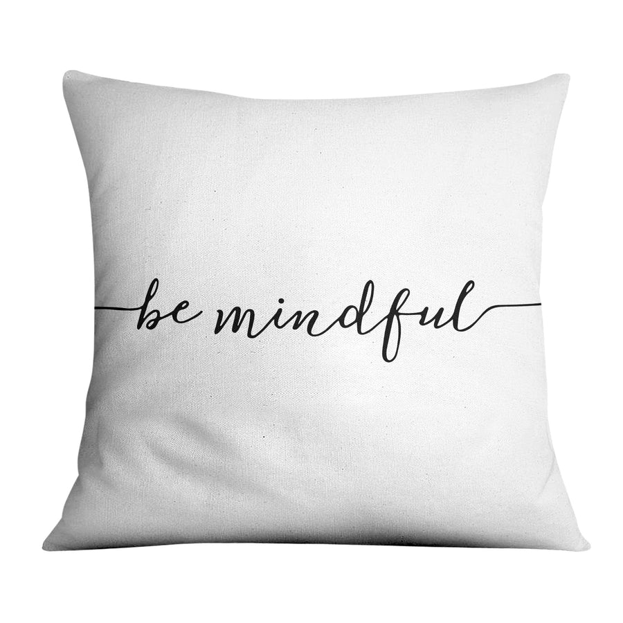 Be Happy B Cushion Cushion Cushion Square Clock Canvas