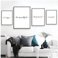 Be Happy Canvas Art Clock Canvas