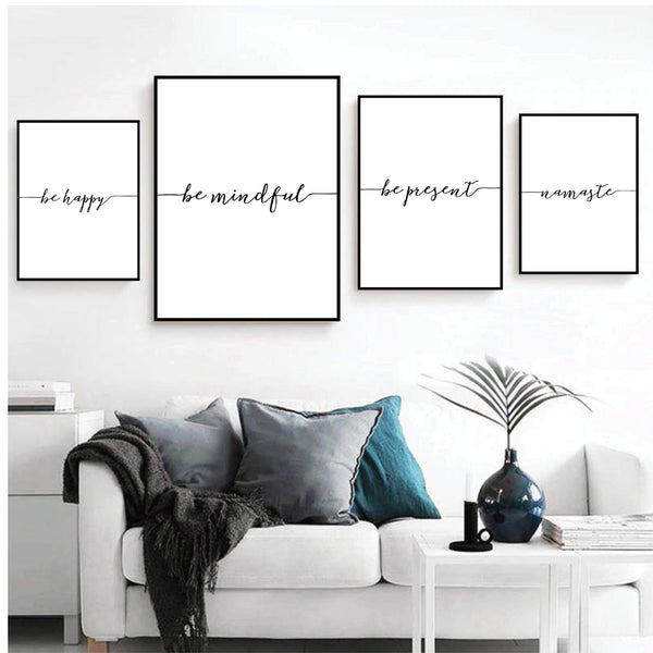 Quotes and Typography – Wall Art, Framed Canvas