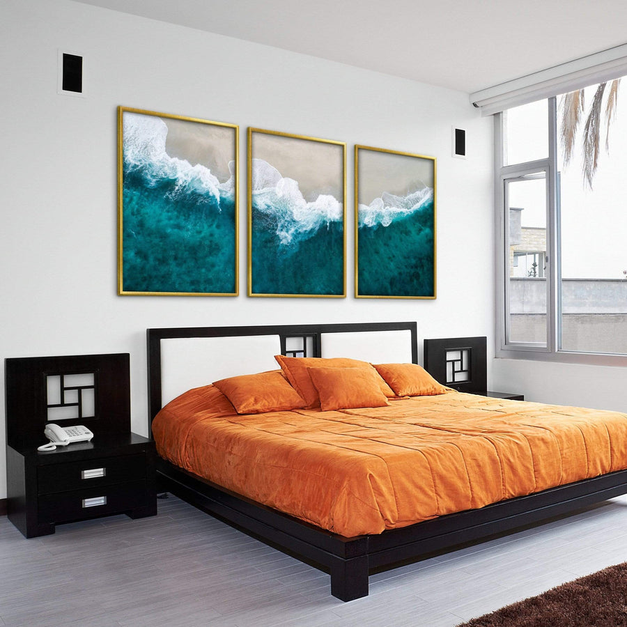 Beach Canvas Art Clock Canvas