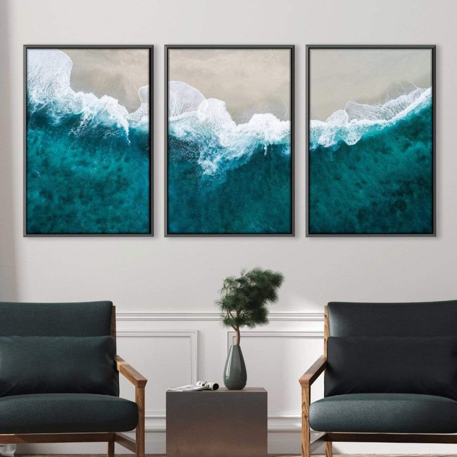 Beach Canvas Art Clock Canvas