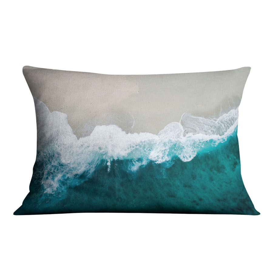 Beach Cushion Cushion Cushion Landscape Clock Canvas