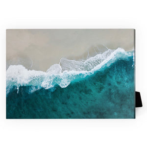 Beach Desktop Canvas Desktop Canvas 18 x 13cm Clock Canvas