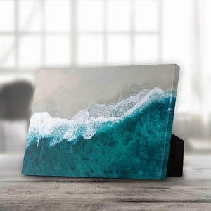 Beach Desktop Canvas Desktop Canvas 25 x 20cm Clock Canvas