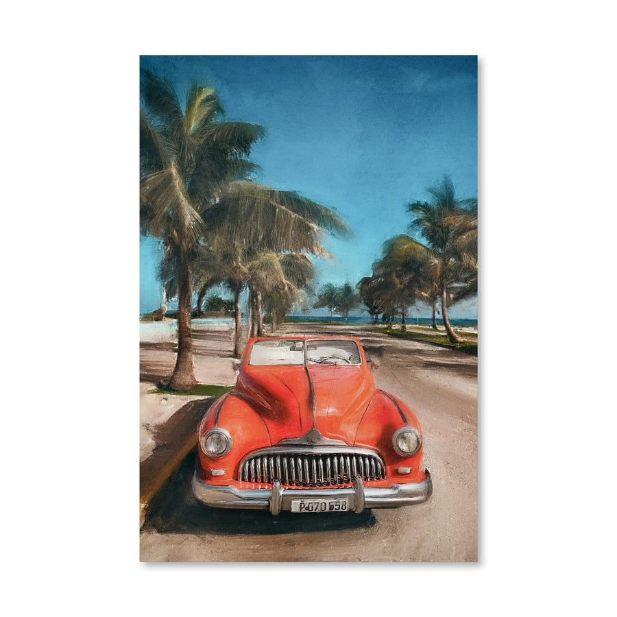 Beach Drives Canvas Art Clock Canvas
