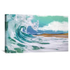 Beach Wave Canvas Art Clock Canvas