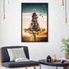 Bear 3 Canvas Art 30 x 45cm / Unframed Canvas Print Clock Canvas