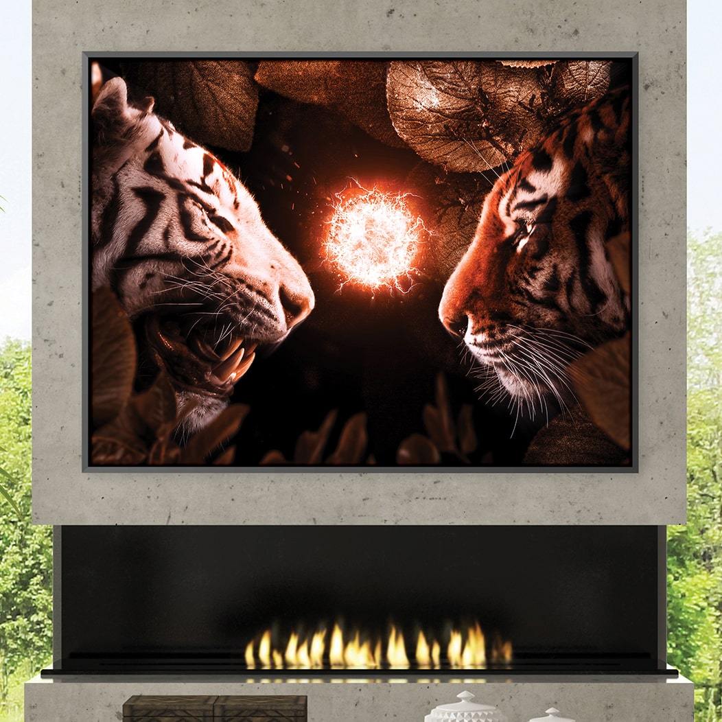 Beasts Fight Canvas 18 x 12in / Canvas product thumbnail