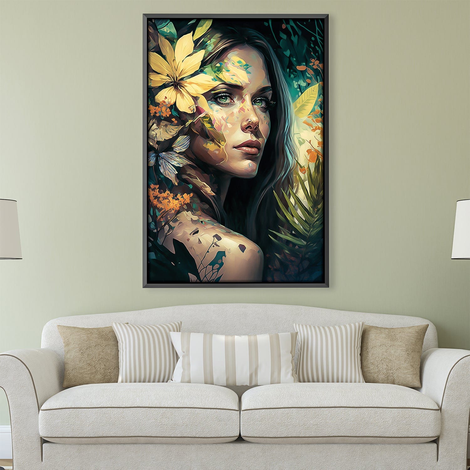 Beauty and Abstract Strokes Canvas product thumbnail