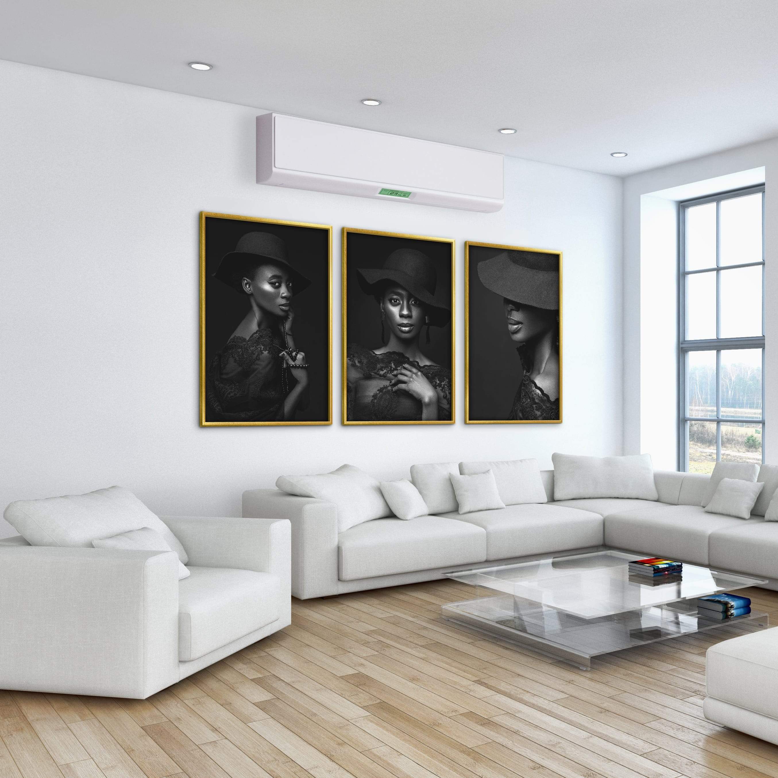 Beauty Canvas Art Clock Canvas