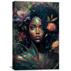 Beauty In The Flowers Canvas Art Clock Canvas