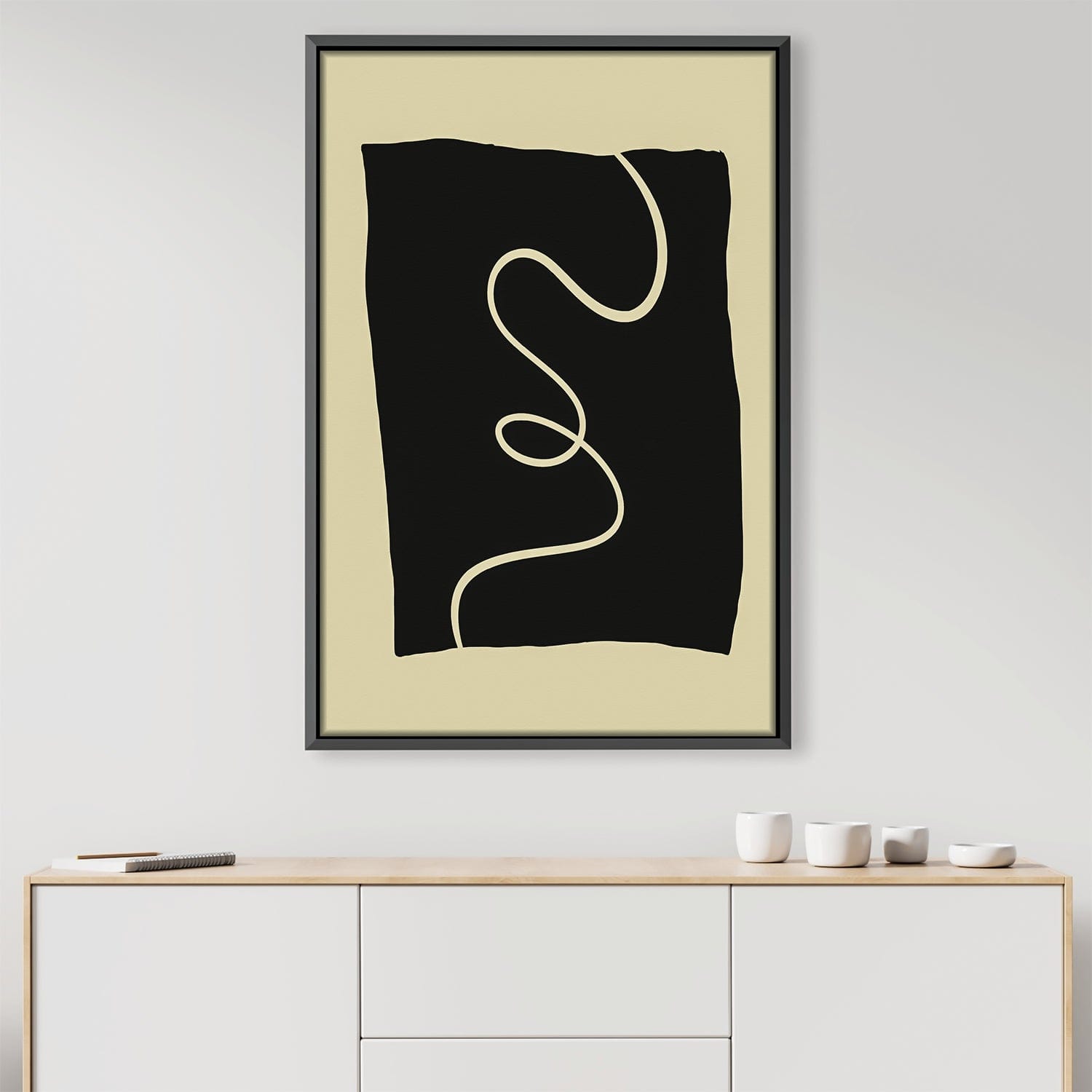 Beige Lines 2 Canvas product thumbnail