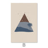 Beige Tropics Canvas Art B / 30 x 45cm / Unframed Canvas Print Clock Canvas