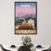 Beijing Canvas - Studio 324 Art Clock Canvas