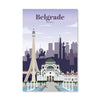 Belgrade Canvas - Studio 324 Art Clock Canvas