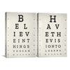 Belief and Growth Canvas Art Clock Canvas