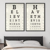 Belief and Growth Canvas Art Clock Canvas