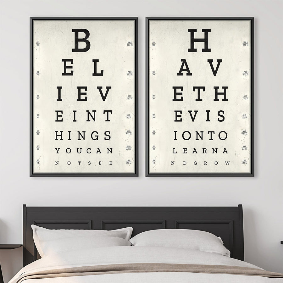 Belief and Growth Canvas Art Clock Canvas